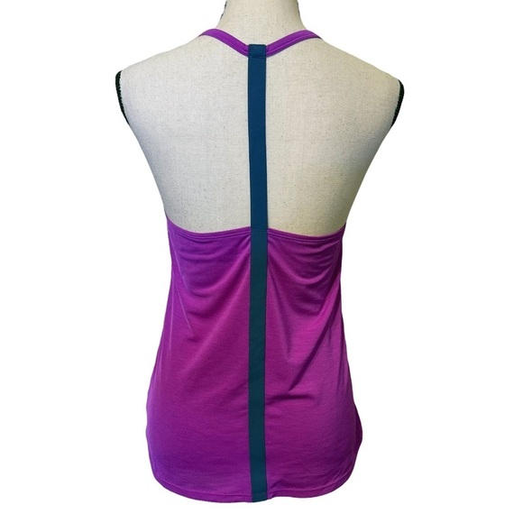 Athleta Purple Athletic Raceback Tank Top - Picture 2 of 8